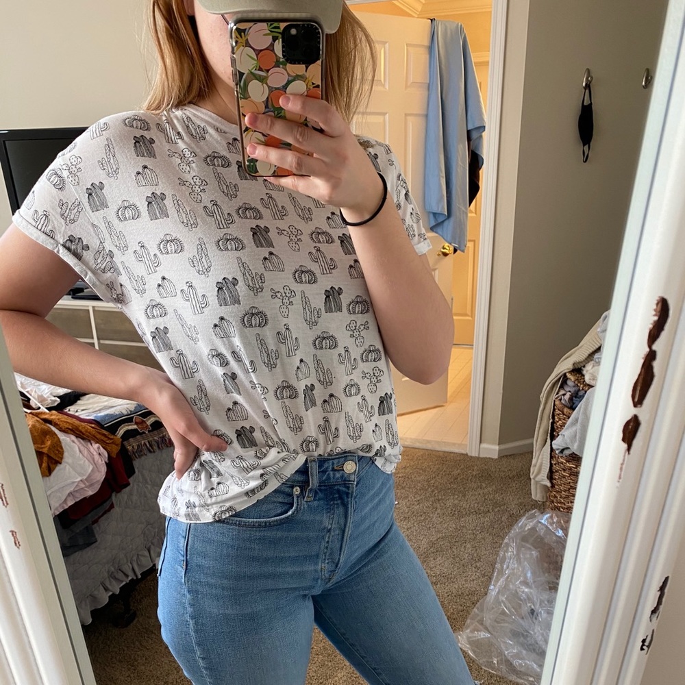 Cactus Print T-shirt